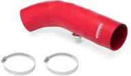 mishimoto mmhose-350z-03ihrd air intake hose kit compatible with nissan 350z 2003-2006 red logo