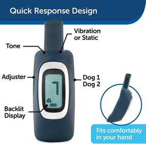 img 2 attached to 🐶 PetSafe Remote Training Collar – Select from Tone, Vibration, or 15 Levels of Static Stimulation – Waterproof, Durable, and Rechargeable