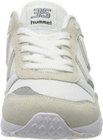 img 3 attached to 👟 Hummel Low Top Sneakers in Beige and Silver