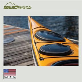 img 1 attached to 🚣 Enhance Your Kayaking Experience with Sea-Lect Designs Performance Kayak Hatch Cover (VCP Oval)