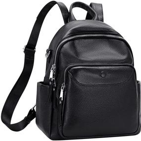 img 4 attached to Backpack Convertible Shoulder O604E Black