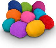 🌈 vibrant chameleon colors color balls: 10-pack of refillable color war powder balls logo