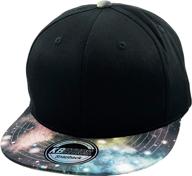 🌺 leaf galaxy hologram floral aztec print bandana brim snapback baseball cap logo