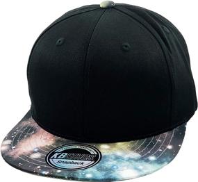 img 4 attached to 🌺 Leaf Galaxy Hologram Floral Aztec Print Bandana Brim Snapback Baseball Cap