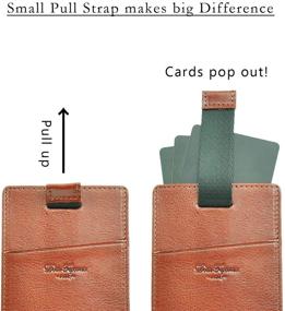 img 2 attached to Dom Teporna Italy Minimalist Designed Men's Accessories for Wallets, Card Cases & Money Organizers