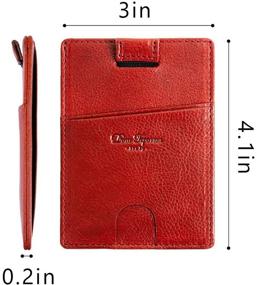 img 1 attached to Dom Teporna Italy Minimalist Designed Men's Accessories for Wallets, Card Cases & Money Organizers