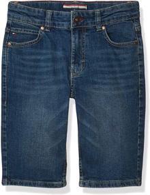 img 2 attached to 👖 Review: Tommy Hilfiger Boys' Stretch Denim Short – Comfortable and Stylish Choice for Boys