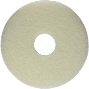 img 1 attached to 🌀 Lundmark White 13-Inch Extra-Fine Polishing Floor Pad for High-Speed Buffers: Enhances Shine at 800 RPM