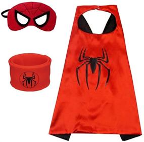 img 3 attached to Spiderman Capes Costumes Satin Superhero Supplier