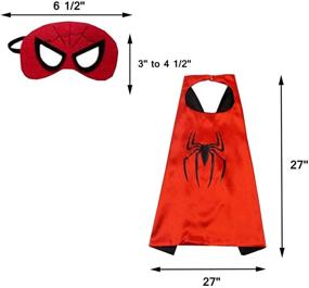 img 2 attached to Spiderman Capes Costumes Satin Superhero Supplier