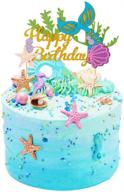 🧜 splendid sakolla glitter mermaid birthday cake topper for under the sea themed celebrations logo