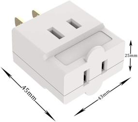 img 3 attached to 🔌 Enhanced Oviitech Single Receptacle Polarized Adapter with Improved SEO