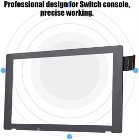 img 2 attached to 📱 Enhanced Replacement Touch Screen: Switch LCD Touch Screen + Digitizer Front Panel Glass Lens for Uninterrupted Gaming Experience