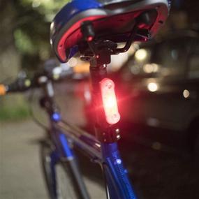 img 1 attached to 🚴 Cycle Torch Fire Stick: USB Rechargeable Bike Tail Light, 100 Lumens, Super-Bright LED Taillight in RED, Easy to Mount - Universal Compatibility