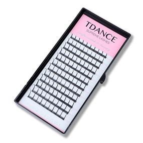 img 3 attached to TDANCE Spikes Eyelash Extensions 0.07 D Curl Mix 10-17mm Matte Black - Premade Fans for Eyelash Extension Supplies (Spikes, D-0.07, 10-17mm)