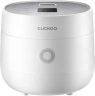 🍚 cuckoo cr-0675f: 6-cup micom rice cooker with 13 menu options, touch-screen, nonstick inner pot, white логотип