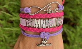 img 2 attached to Gymnastics Bracelet Jewelry Infinity Gymnasts