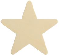 🌟 woodpeckers 4 inch wooden stars: bag of 25 unfinished wood star cutouts logo