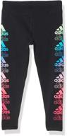 👧 active printed girls' clothing: adidas active athletic legging in active logo