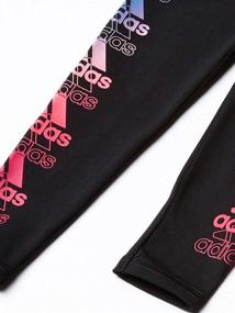 img 1 attached to 👧 Active Printed Girls' Clothing: Adidas Active Athletic Legging in Active