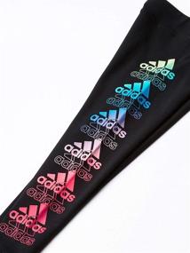 img 2 attached to 👧 Active Printed Girls' Clothing: Adidas Active Athletic Legging in Active