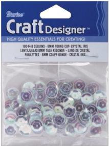 img 1 attached to Darice Sequins Crystal Iridescent 200 Pack