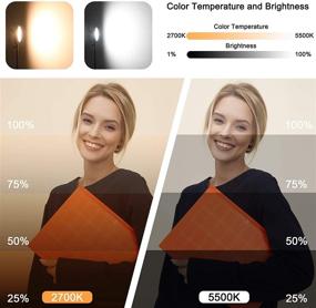 img 1 attached to Освещение для фотографии с регулируемой яркостью и температурой