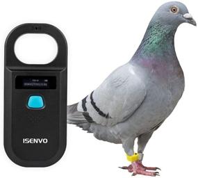 img 1 attached to Rechargeable ISENVO 190A Pet Microchip Scanner: RFID EMID Micro Chip Reader 134.2kHz Standard FDX-B ISO11784/ISO11785 ID Scanner for Pets, Animals, Dogs, Cats, and Pigs