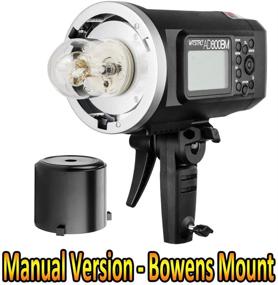 img 3 attached to 📸 Godox AD600BM 600Ws HSS Flash Strobe Monolight - High-Performance 600W Portable Lamp Flash Head with Long-Lasting 8700mAh Battery, 23&#34;X23&#34; Flash Softbox, 7&#34; Standard Reflector, 7&#34; Flash Diffuser, and Portable Flash Bag