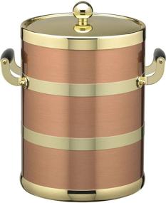 img 1 attached to Copper 5 Quart Kraftware Grant Signature Home Ice Bucket: Chilled Luxury and Functionality