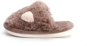 img 3 attached to 🐻 Fluffy 20805 BEG 1 Boys' Animal Slippers by MEMON - Comfortable Shoes for Boys