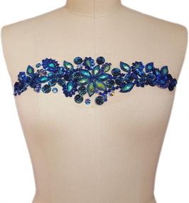 img 3 attached to 💎 Exquisite Handmade Rhinestones Accessory: Stunning 3 9X14 2″ Decoration