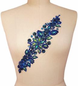 img 2 attached to 💎 Exquisite Handmade Rhinestones Accessory: Stunning 3 9X14 2″ Decoration