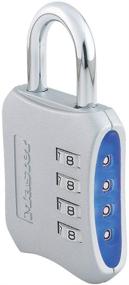 img 4 attached to 🔒 Master Lock 653D Set Your Own Combination Locker Padlock - 1 Pack, Assorted Colors