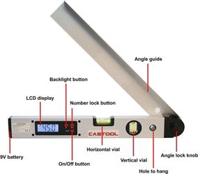 img 2 attached to CASTOOL Digital Aluminum 0 230Degree Protractor