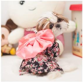 img 2 attached to 🐶 WeeH Dog Costume Halloween Cat Clothing Cosplay Japan Kimono Pet Apparel for Dogs, Cats, Rabbits, and Pigs - Fun!