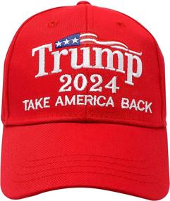 img 2 attached to 🧢 Authentic Made in USA Donald Trump Hat 2024 - MAGA Camo Baseball Cap for Keeping America Great - Adjustable & Stylish