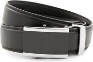 👔 classic black leather anson belt buckle: a timeless and stylish accessory логотип