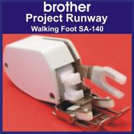 🧵 sa140 brother project runway walking quilting quilt foot - new feet for enhanced performance logo