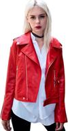 fitaylor women's motorcycle leather jackets: stylish clothing & outerwear for women logo