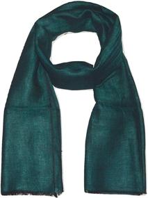 img 4 attached to Melange Breathable Weather Scarf EMERALD Women's Accessories