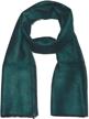 melange breathable weather scarf emerald women's accessories logo