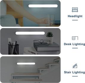 img 2 attached to USB Rechargeable Motion Sensor LED Lights - Portable Wireless Closet Lights with Magnetic Stick-On, Ideal for Wardrobe, Cupboard, Stairs, Kitchen, Bedroom - 2 Pack