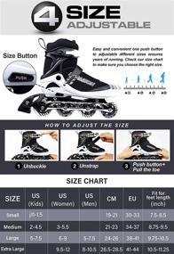 img 3 attached to 🌟 Top-rated PAPAISON SPORTS Adjustable Outdoor Rollerblades for Ultimate Fun and Fitness