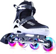 🌟 top-rated papaison sports adjustable outdoor rollerblades for ultimate fun and fitness логотип