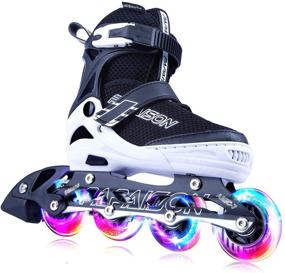 img 4 attached to 🌟 Top-rated PAPAISON SPORTS Adjustable Outdoor Rollerblades for Ultimate Fun and Fitness