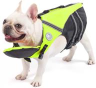 🐶 optimized french bulldog life jacket - pet life vest with handle & reflective design for swim, pool, beach, boating логотип