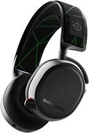 🎮 renewed black steelseries 61483 arctis 9x wireless gaming headset: enhance your gaming experience! logo