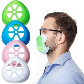 img 4 attached to Silicone Comfortable Breathing Lipstick Protector Occupational Health & Safety Products