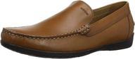 👞 geox simon slip loafer coffee: stylish and comfortable men's shoe logo